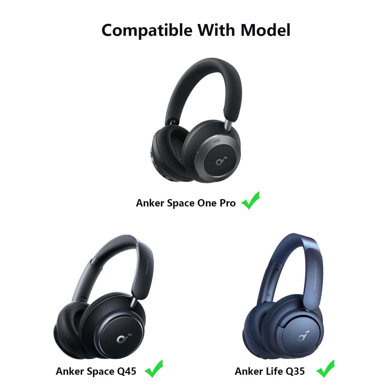 Étui pour écouteurs LTGEM pour Anker Soundcore Space One Pro/Q45/Life Q35, sac de rangement de prote