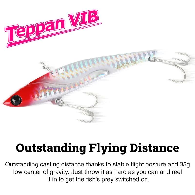 TSURINOYA 35g Teppan VIB leurre de pêche VECTOR DW38-C 105mm Vibration rivage pêche longue coulée mé