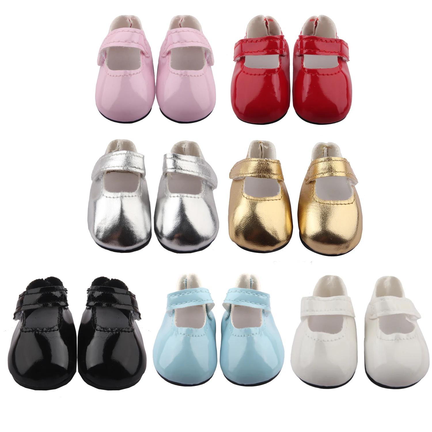 Chaussures de poupée Panda mignonnes de 5 Cm pour Paola Reina, Mini chaussures de poupée en cuir pou