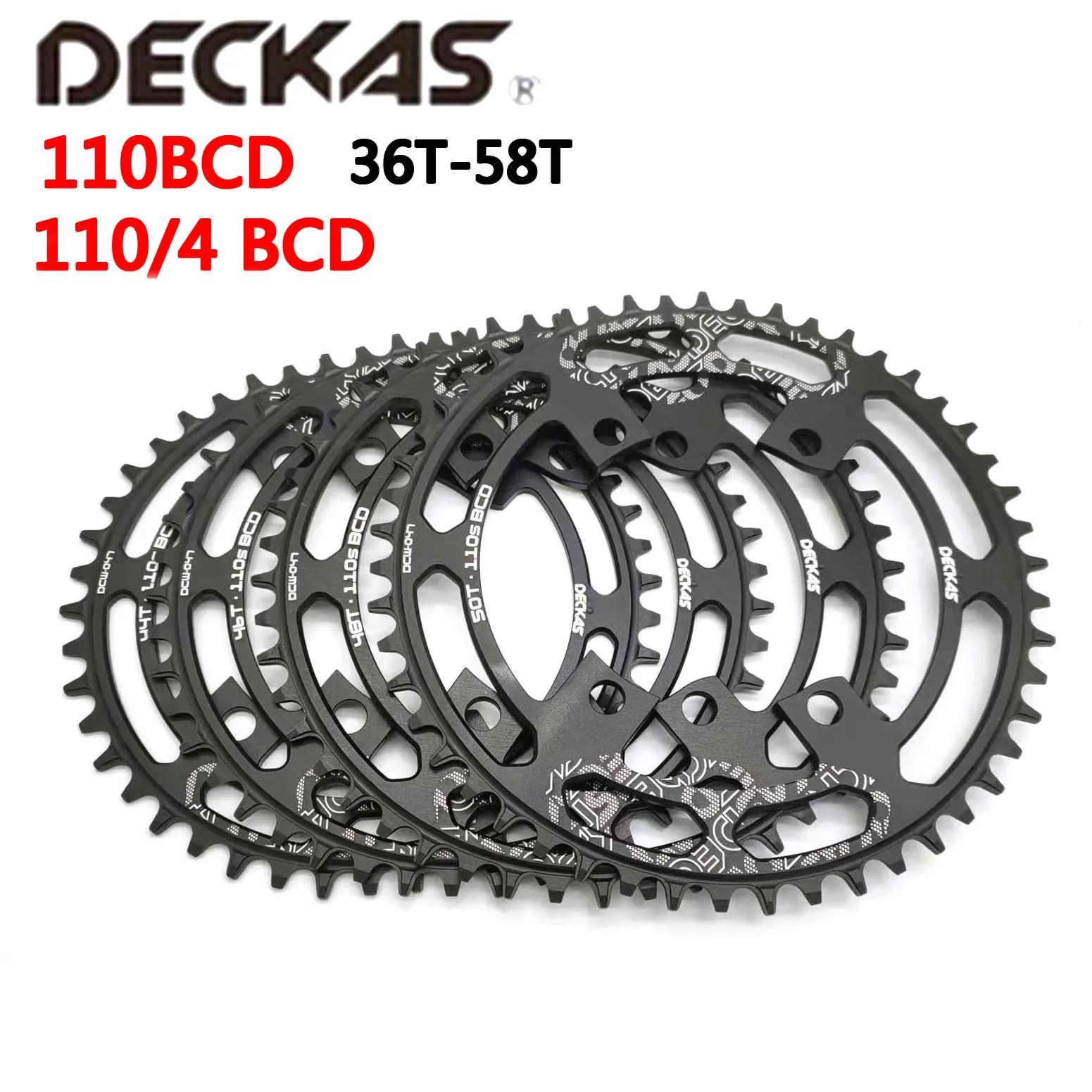 Deckas 110/4 BCD 110BCD vélo de route plateau large étroit 36T-58T pour shimano 105 R2000 R3000 4700