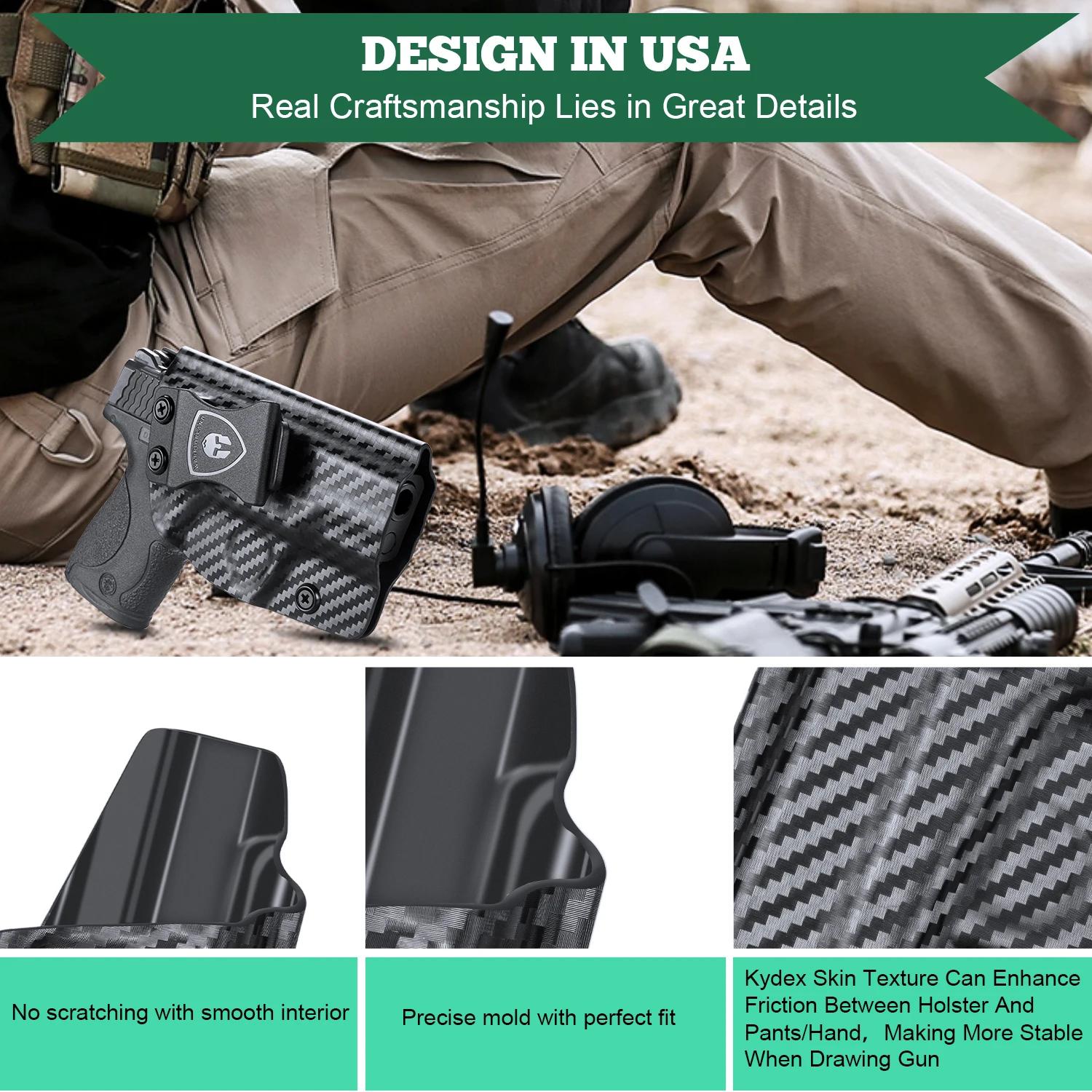 Holste Ruger pour armes à feu tactiques, adapté à LCP 380 IWB Kydex, ne convient pas à LCP II .380/L