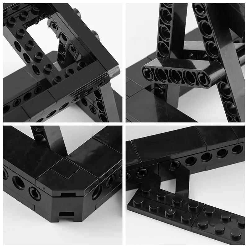 Nouveau présentoir MOC ensemble de briques adapté pour 10300 retour vers le futur Machine de temps v