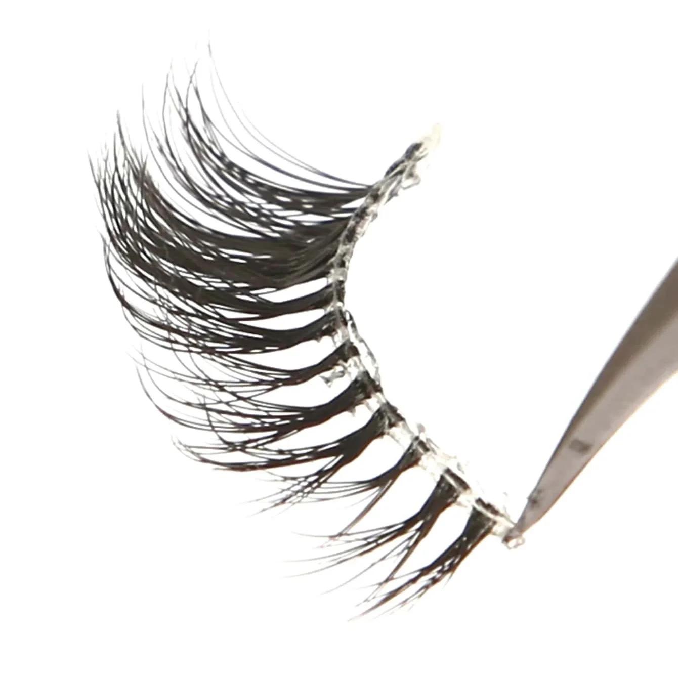 7 paires de cils de renard de longueur mixte 3-5-9mm, boucles D, faux cils fins en vison, moelleux, 