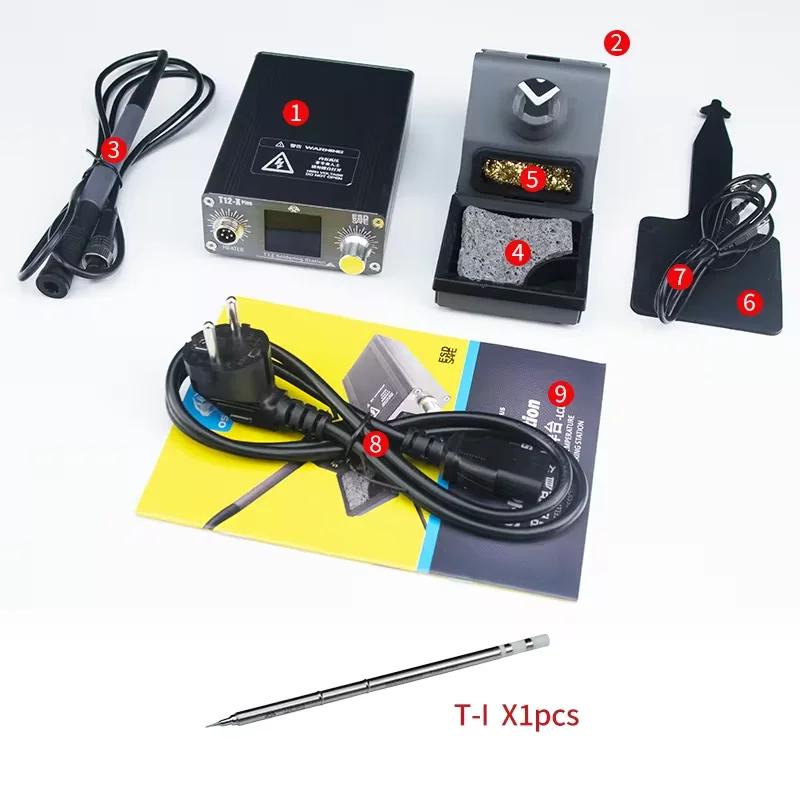 Station de soudage OSS T12-X PLUS, fer à souder électronique avec pointes T12 pour réparation de PCB