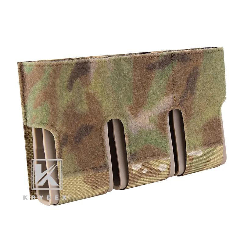 KRYDEX KTS Triple 5.56 pochette pour magazines M4 AR15 Mag rabat avant panneau à crochet et boucle M