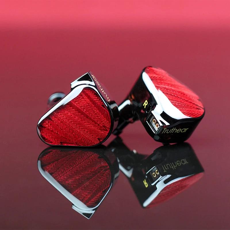 TRUTHEAR x Crinacle ZERO:RED Casque intra-auriculaire à double pilotes dynamiques avec câble 0,78 2 