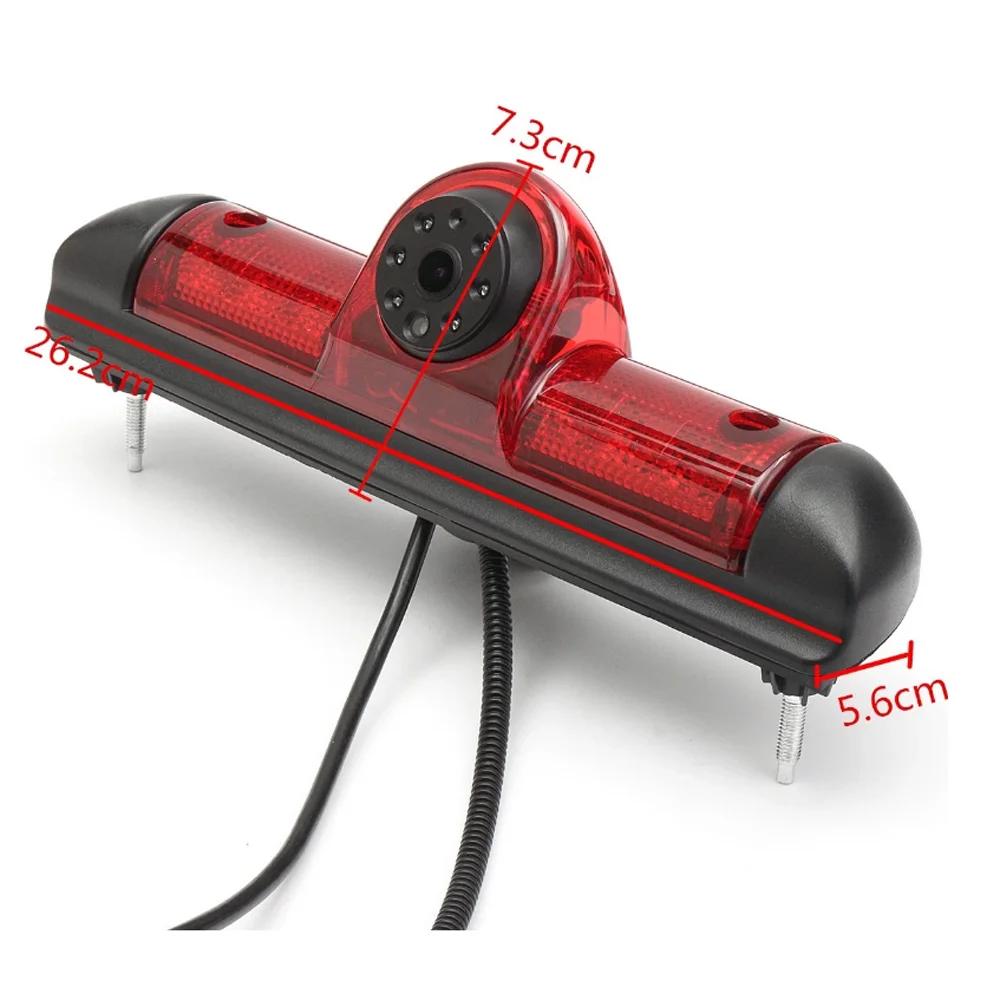 Caméra de Rectransistors CCD avec Lumière LED pour Voiture, Lumière de Freinage pour Modèles Jumper 