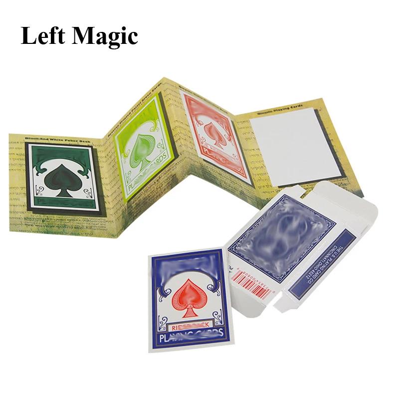 Jeu de cartes tours de magie 3D, publicité, tours de magie amusants, jeu de cartes, magicien, gros p