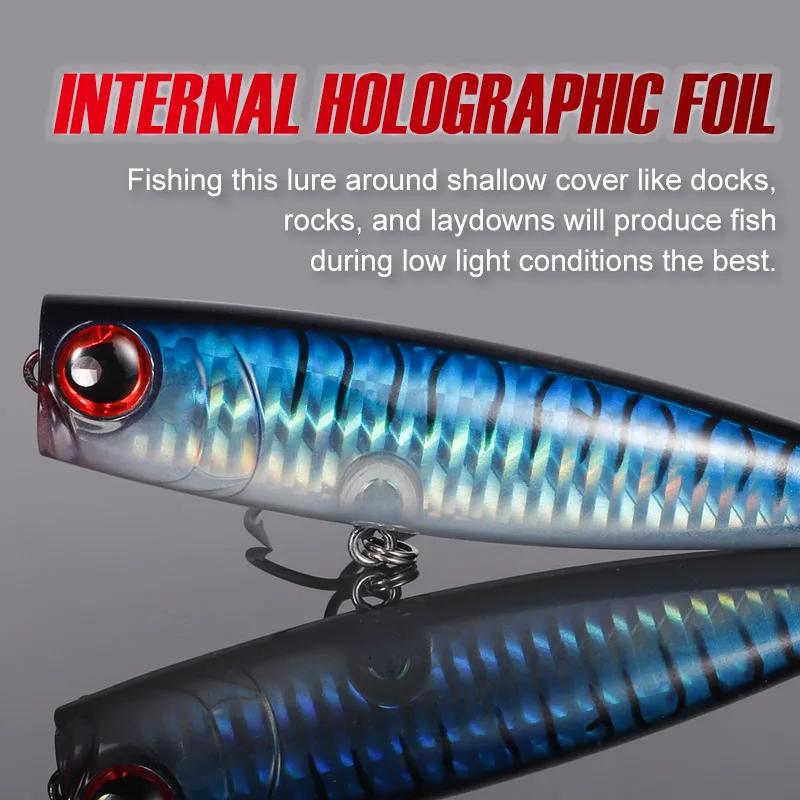 Noeby 105mm 24g Topwater Popper leurres de pêche Wobblers longue coulée appâts durs artificiels eau 