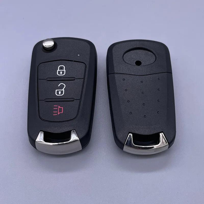 Coque de clé à distance de voiture à 3 boutons, pour GREAT WALL WINGLE STEED 5 6 HAVAL HOVER H5, cou