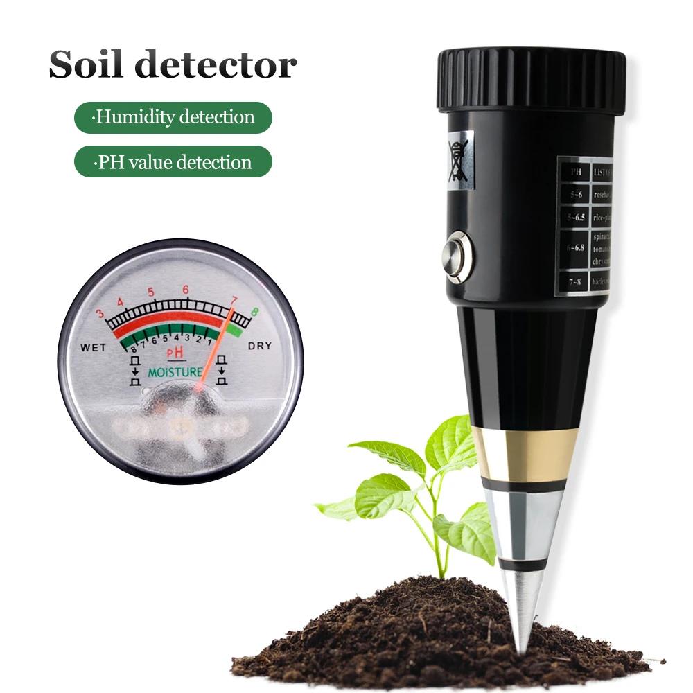 Testeur d'humidité du sol 2 en 1 /4 en 1, testeur d'acidité et d'humidité du sol, sonde à capteur mé
