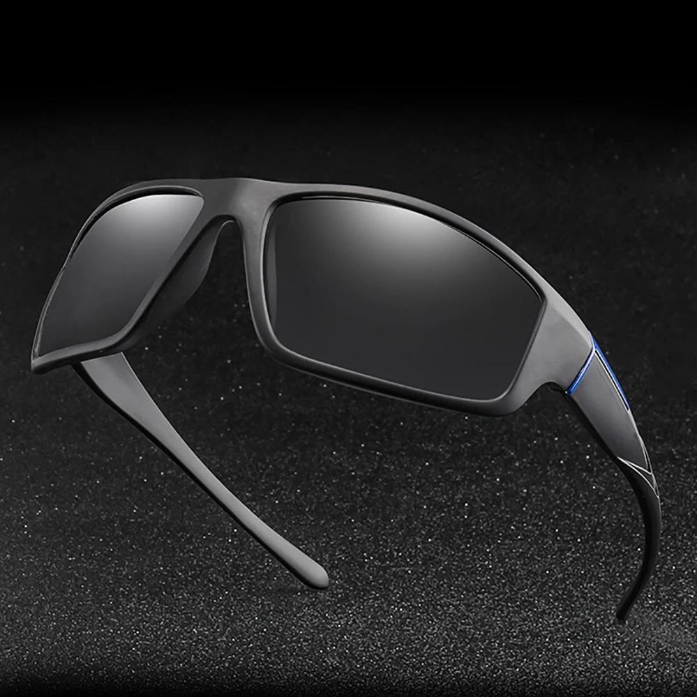 Lunettes de soleil photochromiques pour hommes, lunettes de sport noires mates pour le cyclisme, lun