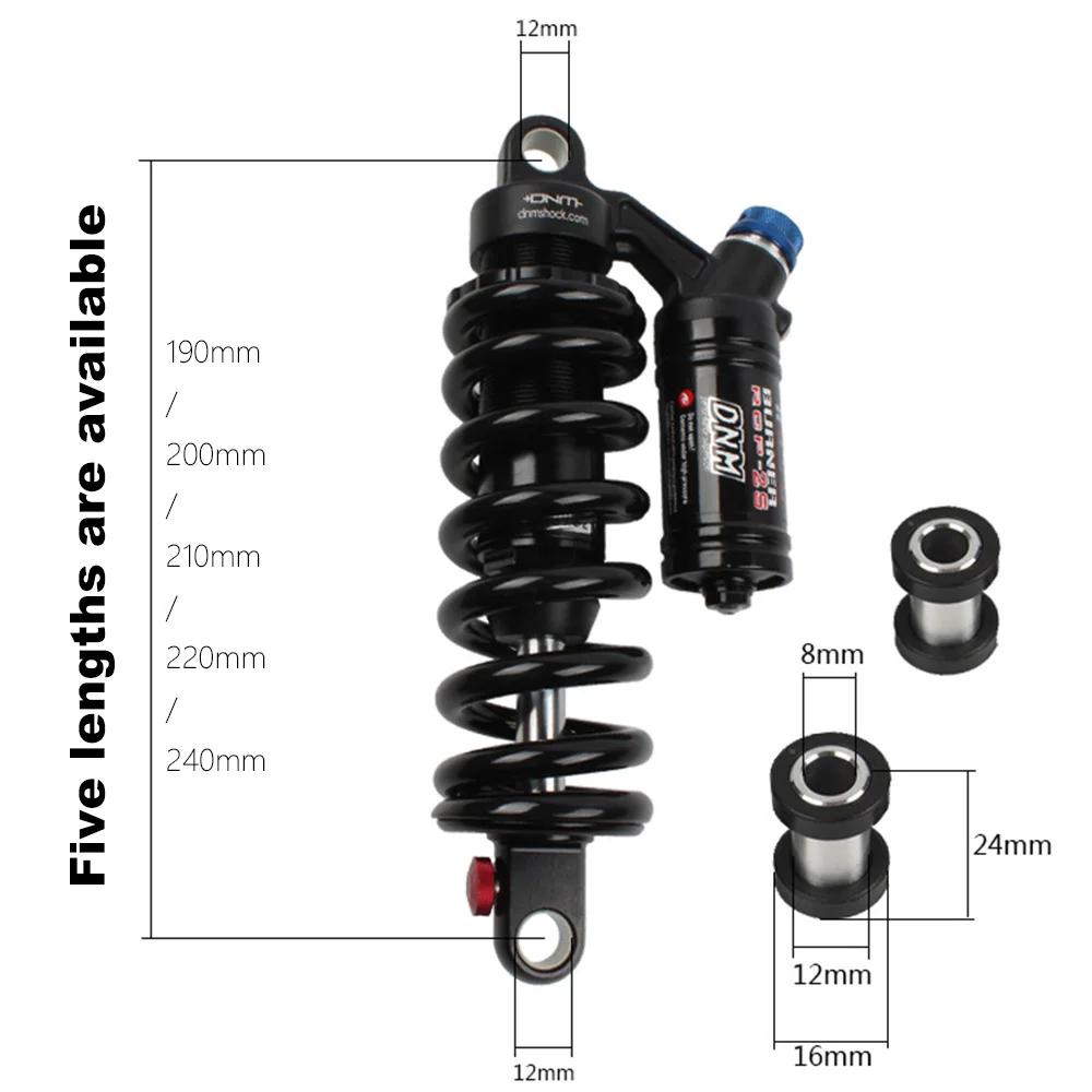 DNM – amortisseur arrière pour vélo de montagne, RCP-2S/190/200/220mm, 240 Lbs, 550
