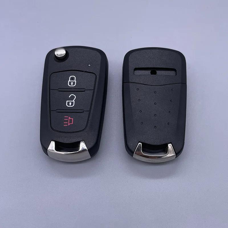 Coque de clé à distance de voiture à 3 boutons, pour GREAT WALL WINGLE STEED 5 6 HAVAL HOVER H5, cou