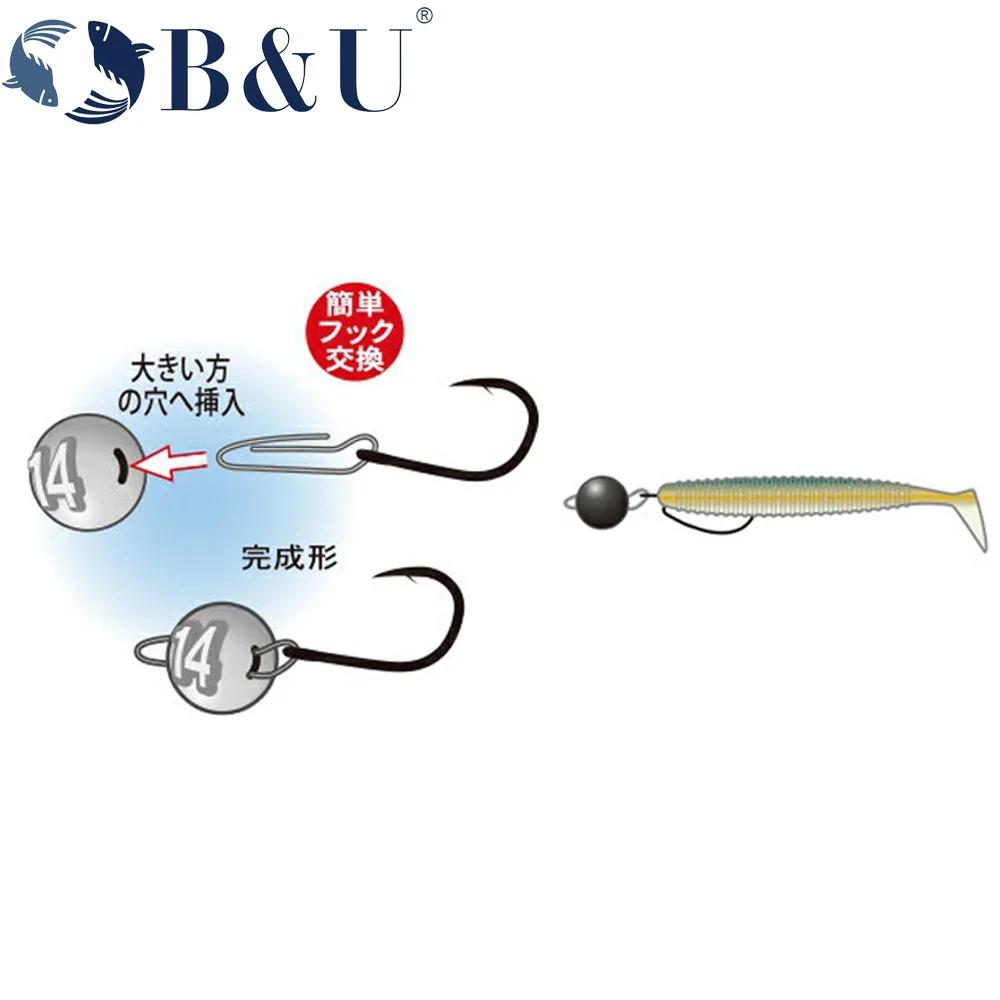 B & U poids plombs accessoires de pêche balançoire gabarit tête balle poids pêche Cheburashka doux l