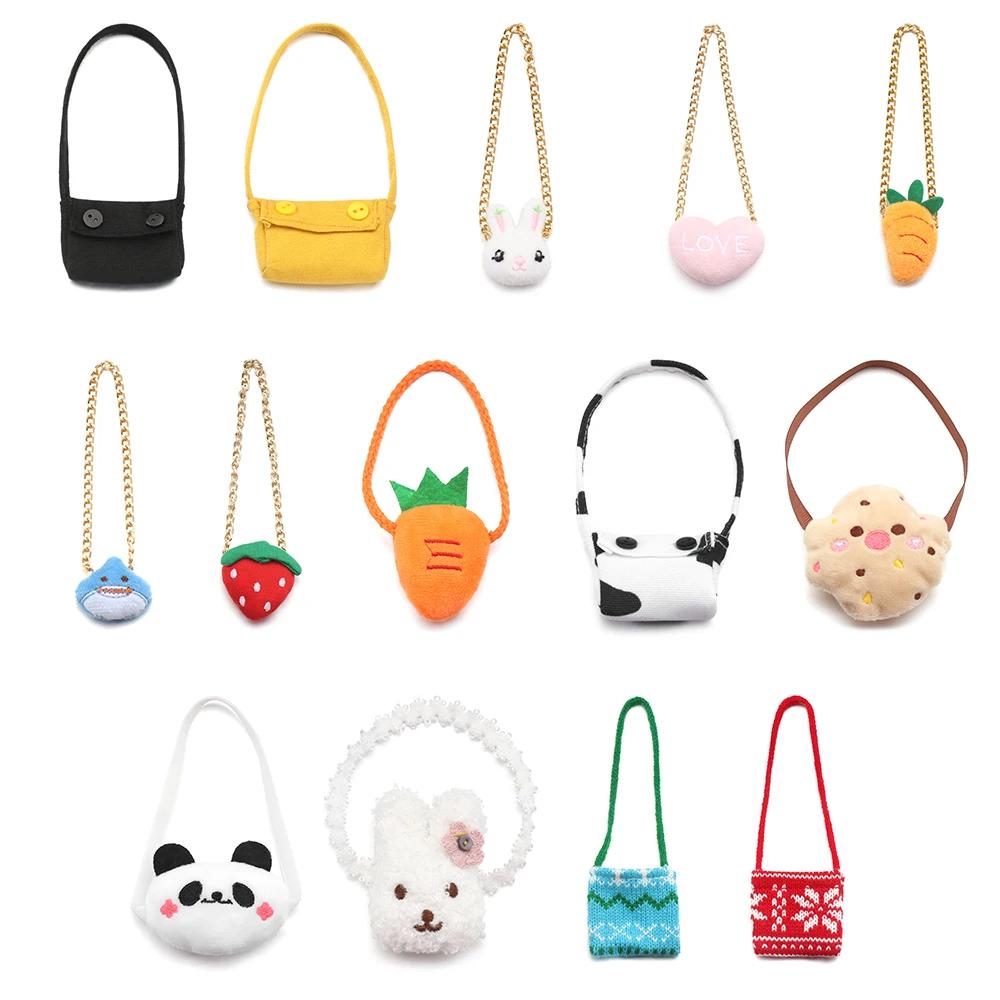Sacs à beurre en peluche d'animaux de dessin animé, sac l'inventaire, sac à main pour vêtements, acc
