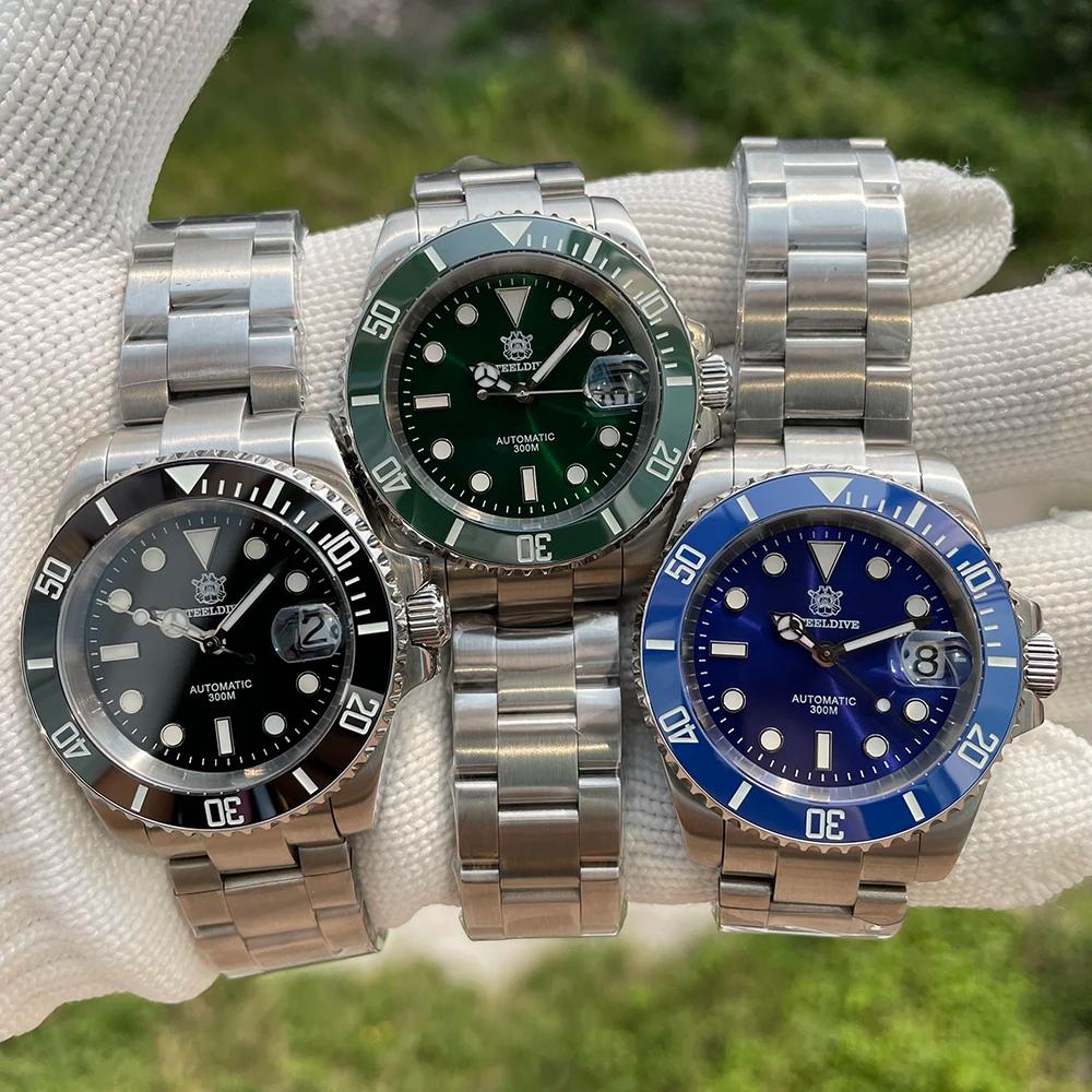 SD1953 STEELDIVE marque lunette en céramique 41mm Steeldive 30ATM résistant à l'eau NH35 montre de p
