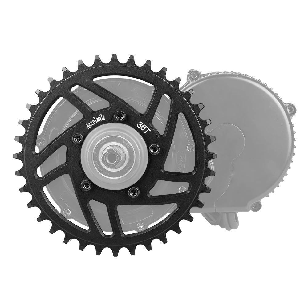 36T pignon de plateau BAFANG moteur roue à chaîne pour BBS01 BBS01B BBS02 BBS02B 250W 350W 500W 750W