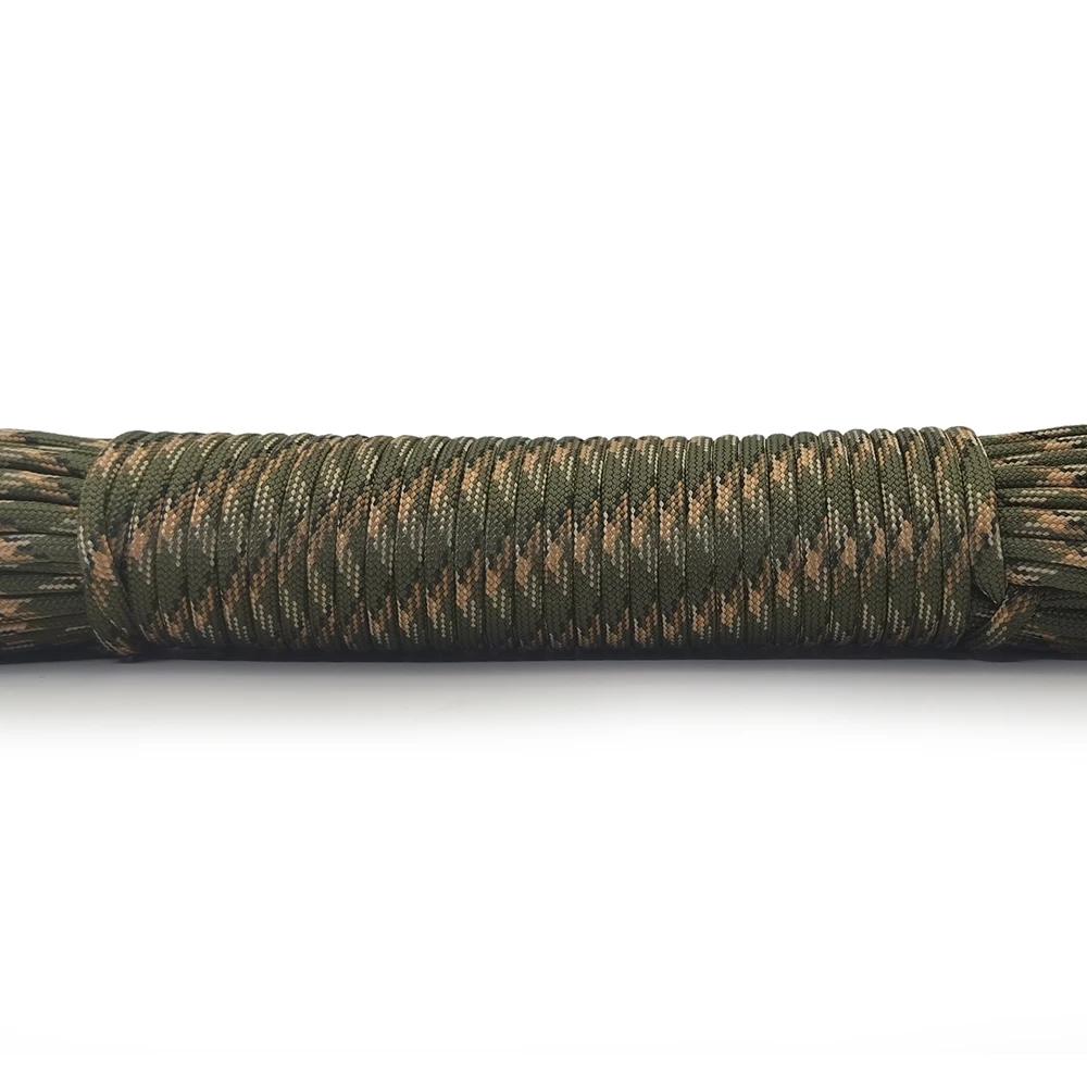 Paracorde à 9 noyaux de support, 4 tailles Dia.4mm, pour survie, Parachute, lanière, Camping, escala