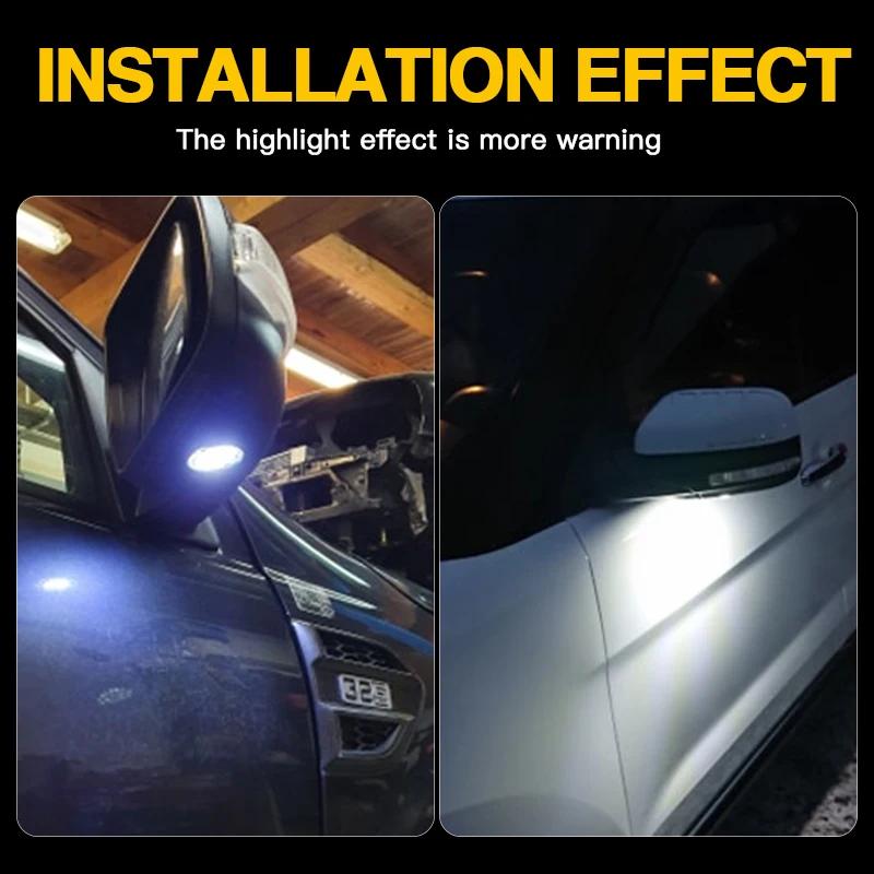Feux de plaque de rétroviseur de voiture, lampe LED, lanterne, accessoires auto, Ford Edge, Mondeo, 