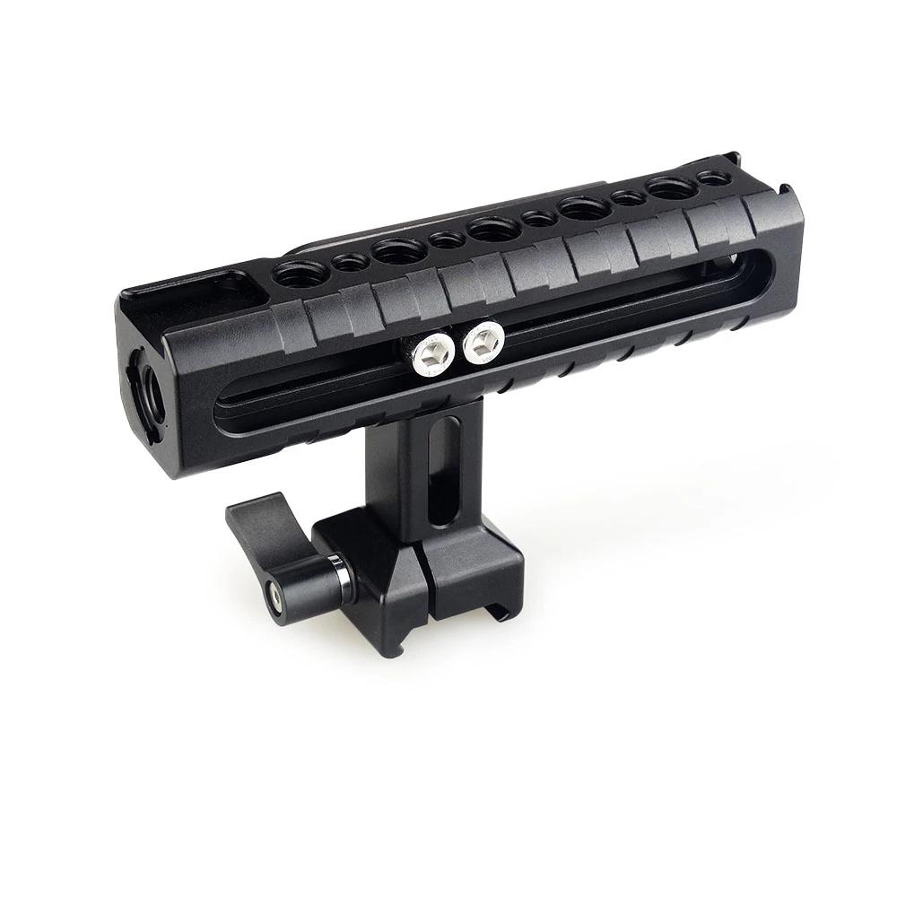 Poignée supérieure NATO MAGICRIG avec support griffe porte-accessoires, trous de positionnement ARRI