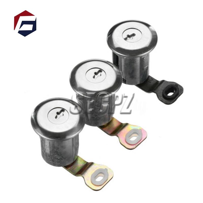 Jeu de Cylindres de Serrure de Porte avec 2 Clés pour KIT Partner, Cristaux en Berlingo 96-07 Xsara 