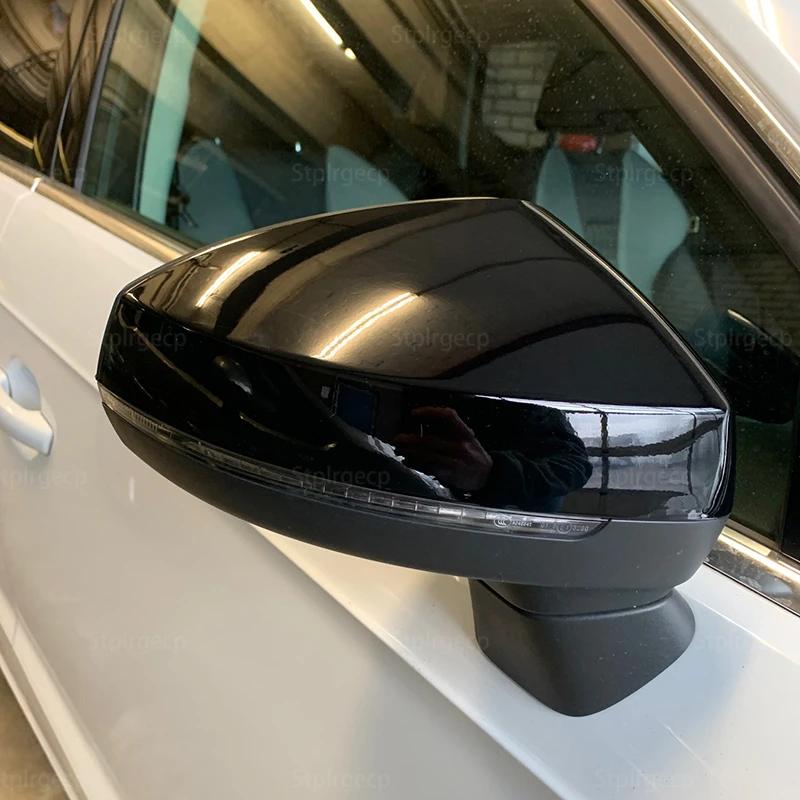 Couvercle de rétroviseur latéral de remplacement, pour Audi A3 S3 8V RS3, bouchons aspect carbone 20