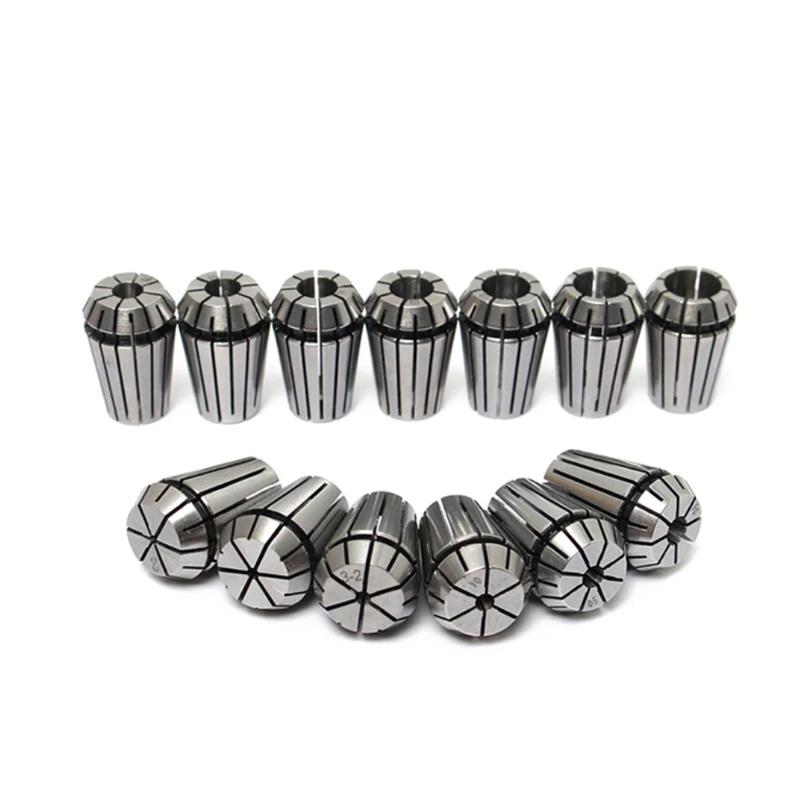 Jeu de mandrins à pince, pince à ressort pour centre d'usinage CNC, machine à graver, outil de tour,