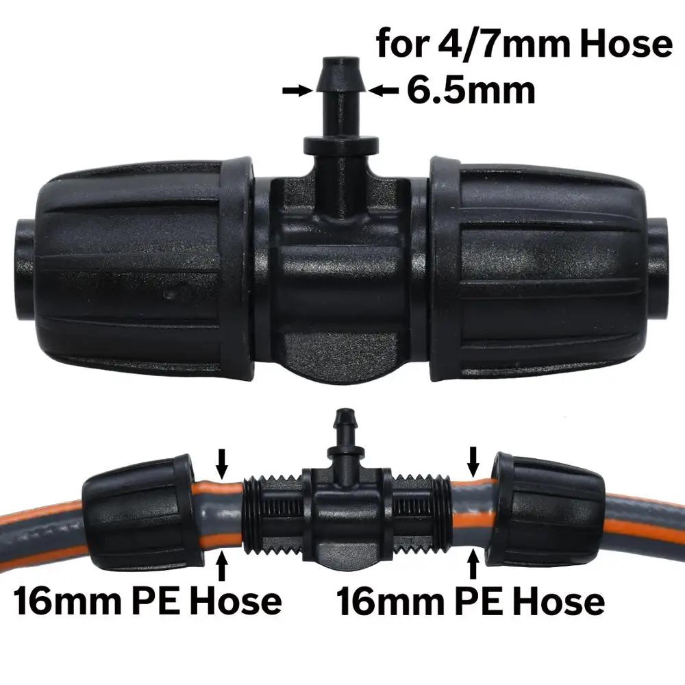 KESLA-Connecteur de tuyau en T avec verrouillage fileté, adaptateur d'eau d'irrigation de jardin ver