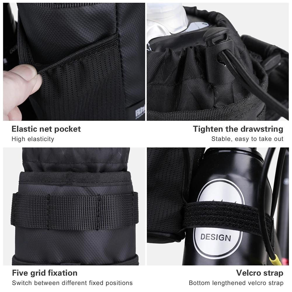 Rhinowalk sac de vélo cyclisme bouteille d'eau porte-bouteille, vtt vélo isolé sac de bouilloire, gu