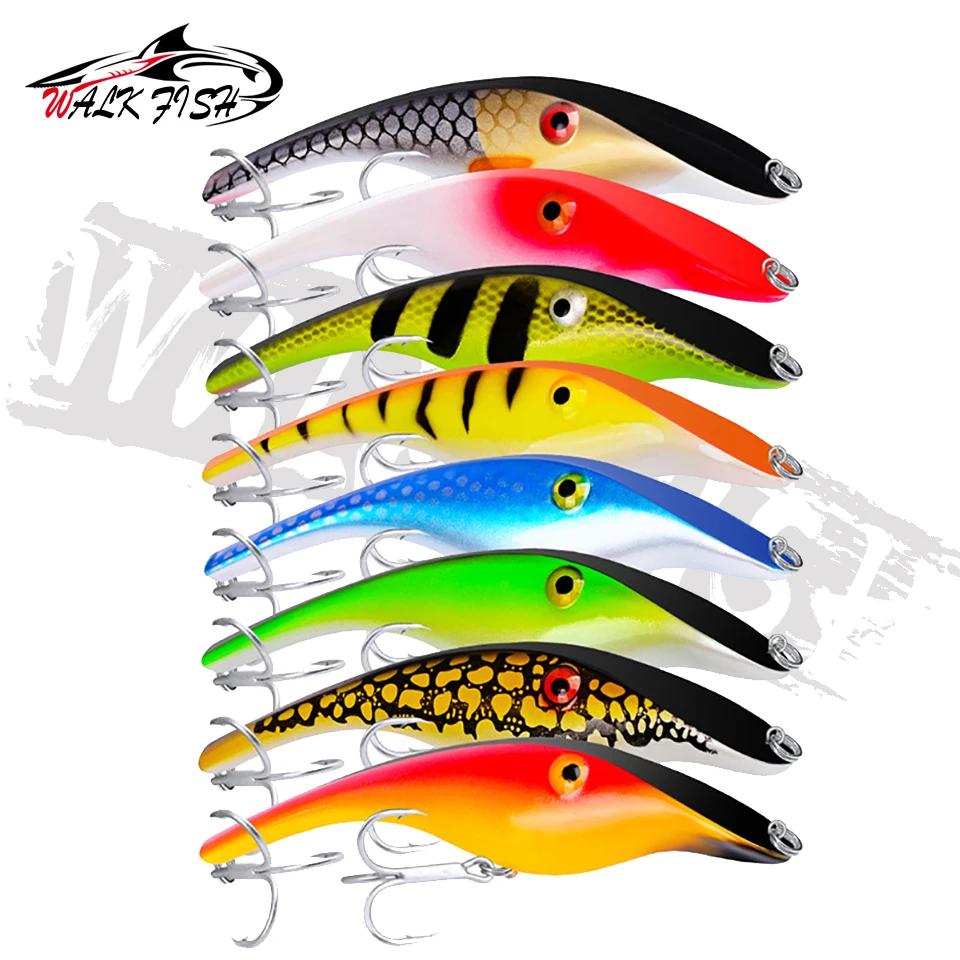 Leurre rigide coulant à enfoncement lent, appât artificiel idéal pour la pêche au brochet, wobbler, 
