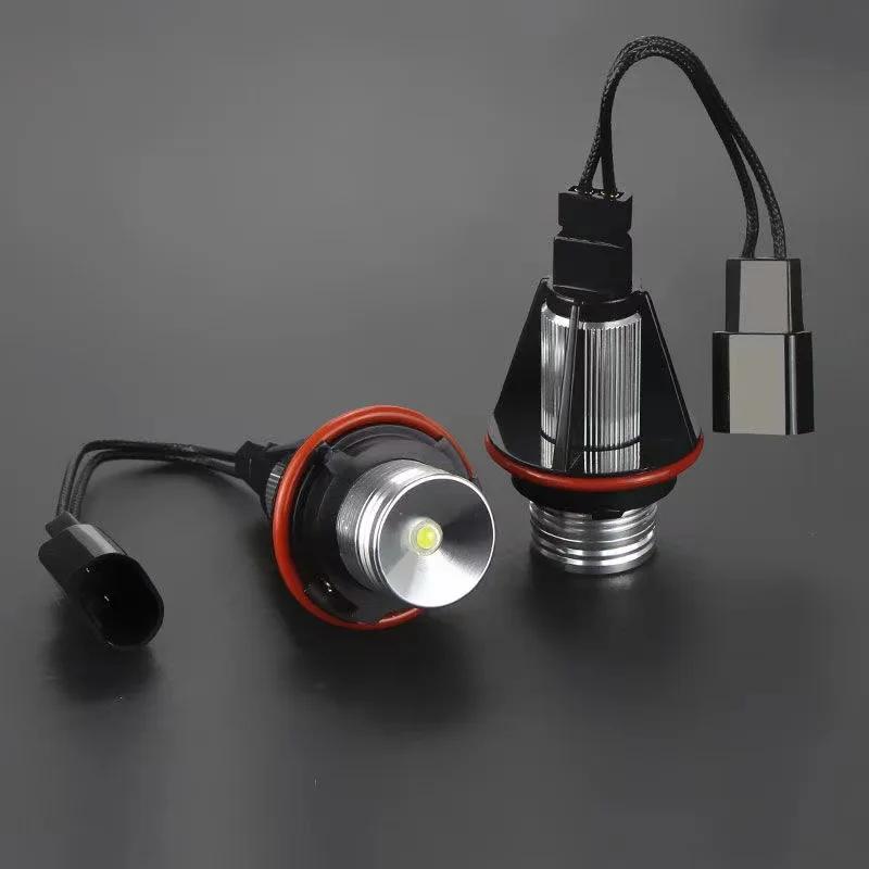 Yeux d'ange pour phares de voiture LED E39, 1 lot, 2x5W, 10W, blanc, bleu, rouge, jaune, pour E39, E