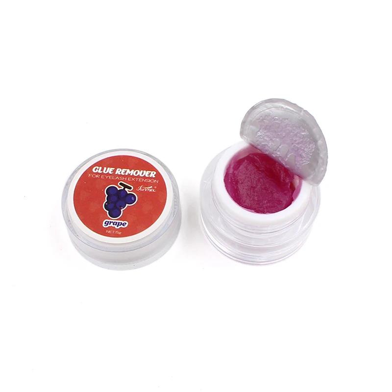 Dissolvant de colle pour cils, odeur parfumée, crème d'élimination de saveur de fruit, professionnel