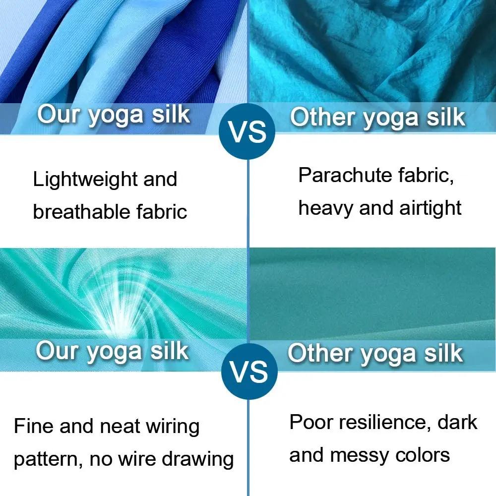 Hamac de Yoga aérien de 5.5 Yards, balançoire de Fitness pour l'inversion de Yoga antigravité, flexi