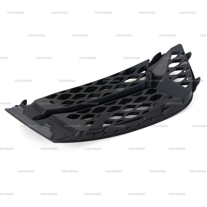 Cadre de phare antibrouillard en nid d'abeille, grille creuse sous le filet, noir brillant, accessoi