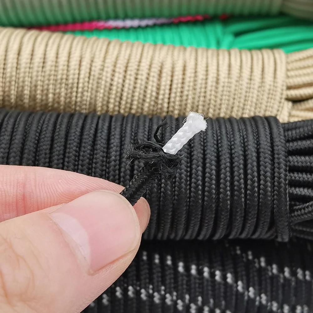 100ft 3mm Paracord lanière corde Parachute cordon randonnée Camping corde à linge Bracelet tactique 