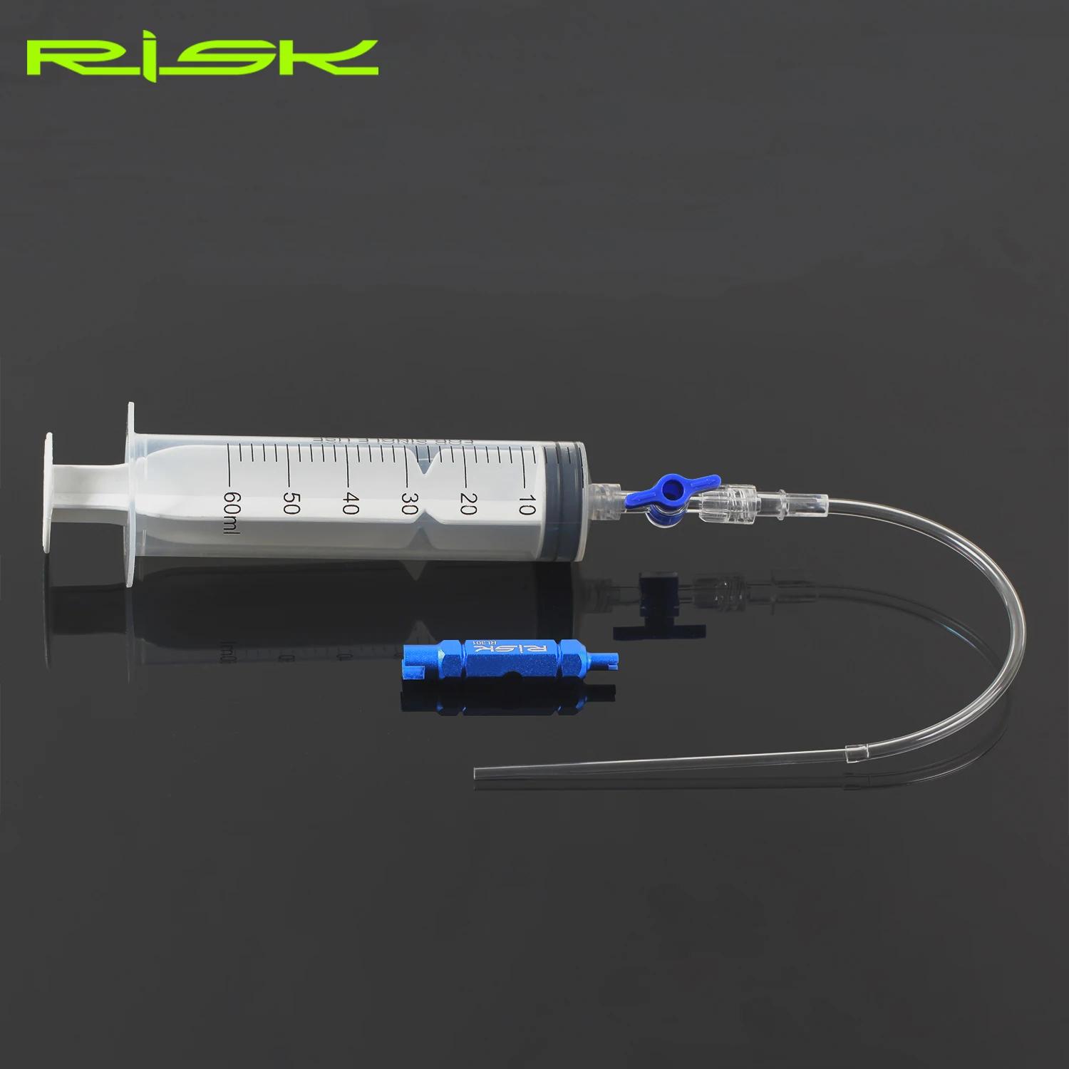 RISK – injecteur de pneu Tubeless, outil d'injection de mastic de vélo pour vtt, accessoires de vélo