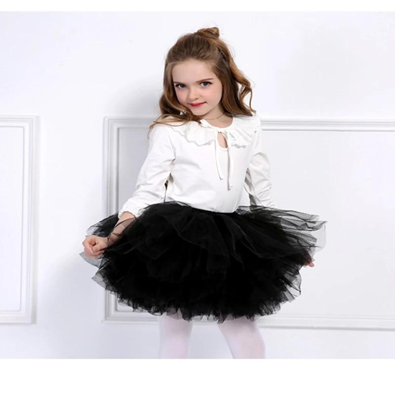 Mode filles Tutu Super moelleux 6 couches jupon princesse Ballet danse Tutu jupe enfants gâteau jupe