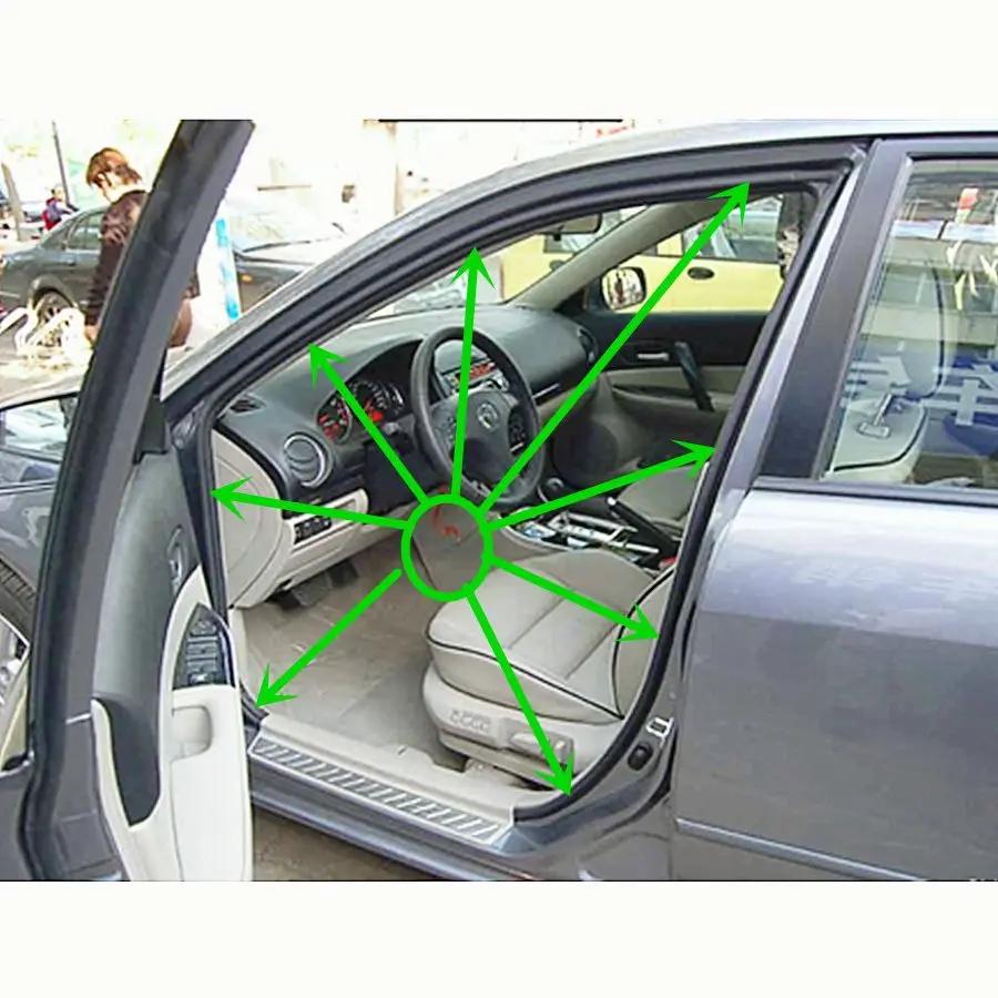 Joint d'étanchéité en caoutchouc pour carrosserie de voiture, GJ6A-68-911 de couture passepoilée 912