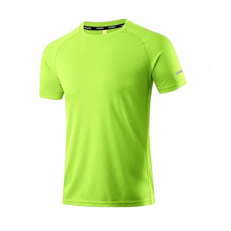 T-shirt de sport à séchage rapide pour hommes, vêtements de sport, t-shirt de course, collants de fi