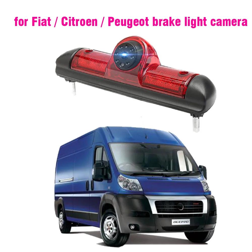 Caméra de Rectransistors CCD avec Lumière LED pour Voiture, Lumière de Freinage pour Modèles Jumper 