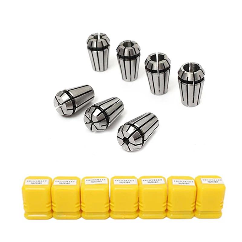 Jeu de mandrins à pince, pince à ressort pour centre d'usinage CNC, machine à graver, outil de tour,