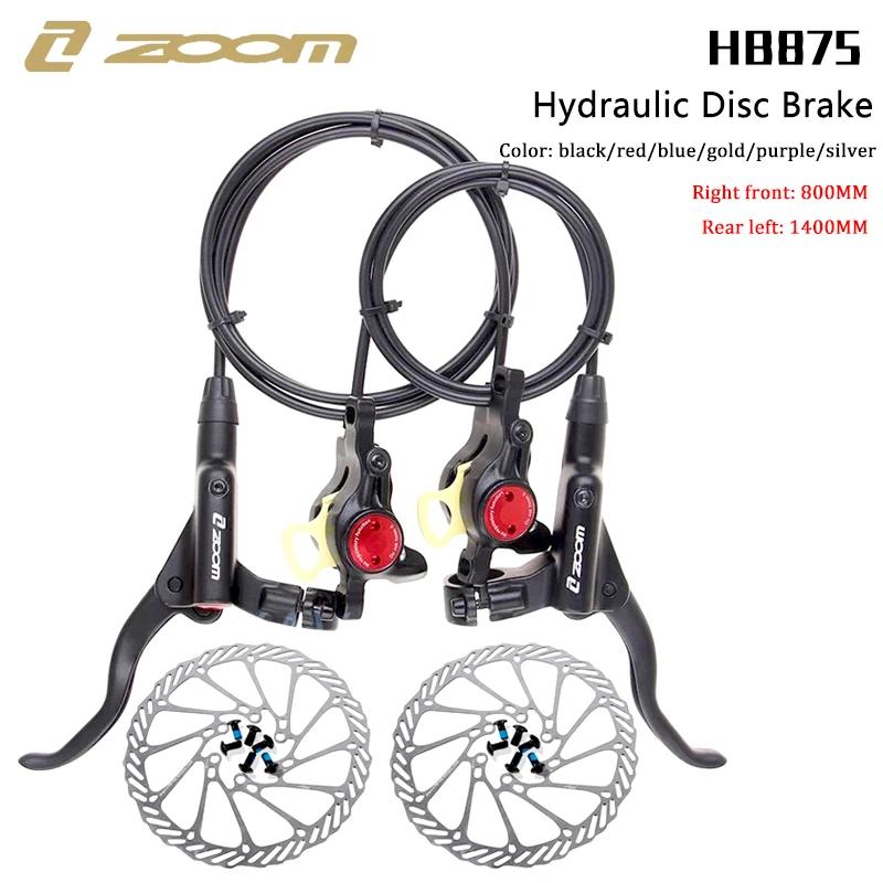 Zwing M HB875-Jeu d'étriers hydrauliques pour freins à disque VTT, 800/1400mm, avec rotor 160mm