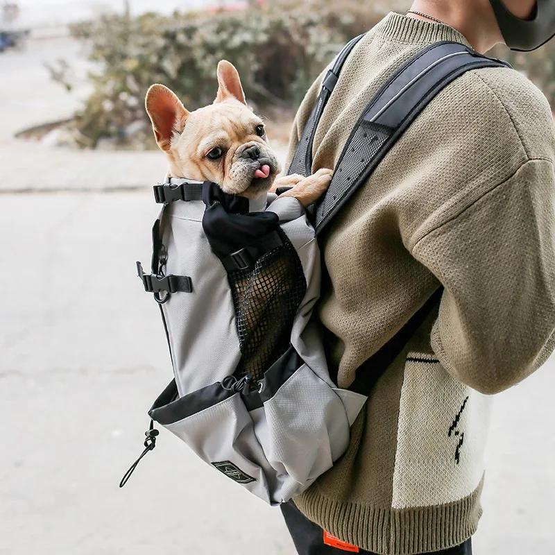 Sac à dos de voyage en plein air pour chiot, moyen chien, pour petits chiens, respirant, marche, bou