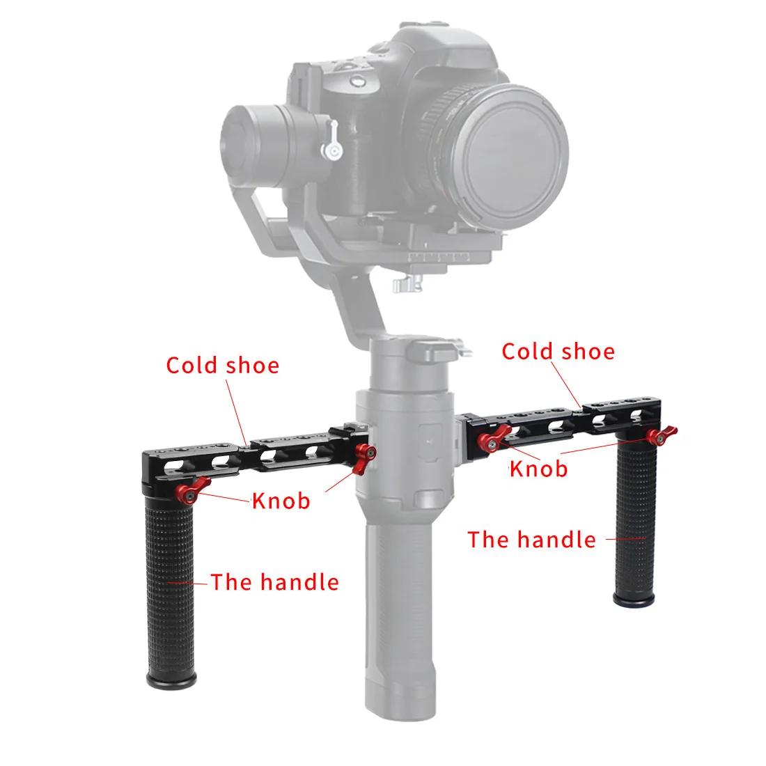 Poignée de guidon latérale pour touristes, pince TRANRail, DJI Ronin RS2 RSC2, extension de guidon, 