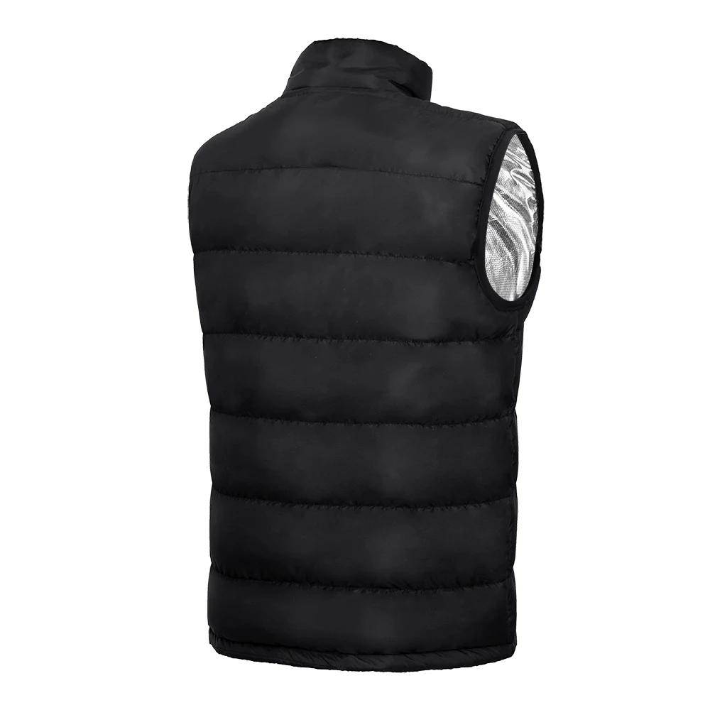 Veste chauffante USB en graphène pour homme et femme, manteau électrique, 9 vitrines métropolitaines