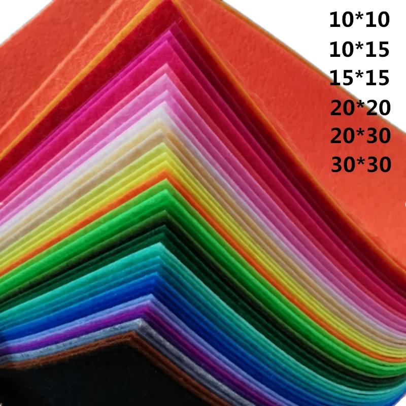 10*10/20*20/15*15*/20*30 40 feuilles nouveau tissu feutré Non-tissé tissu couture Patchwork matériel