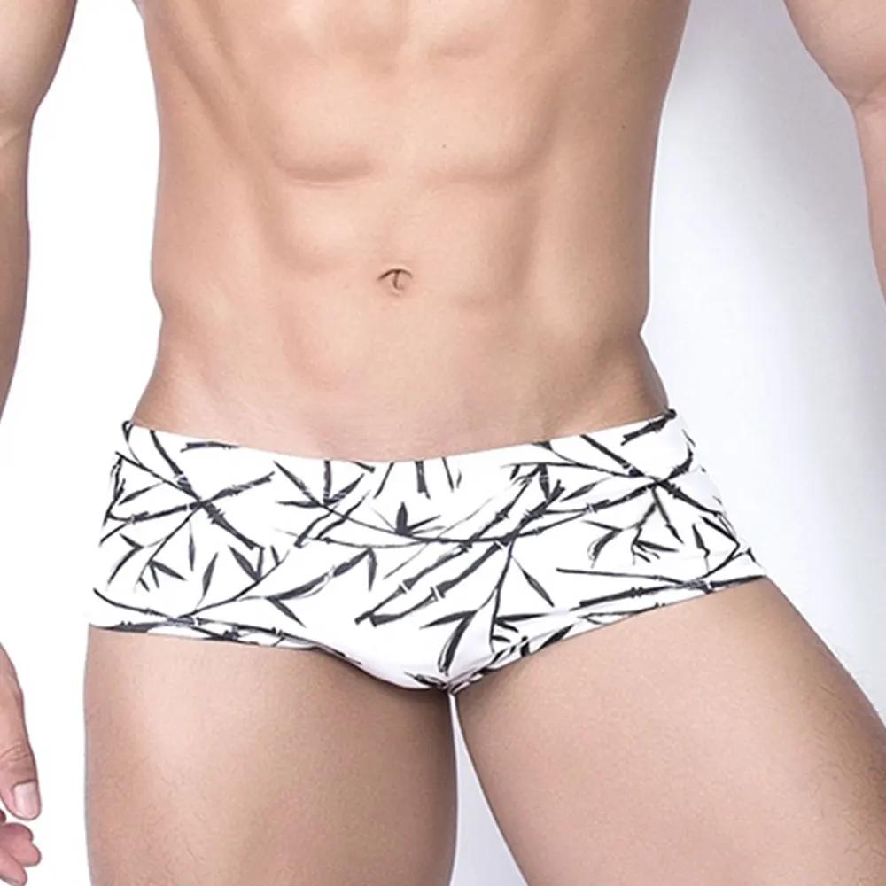 UXH hommes maillot de bain push-up maillots de bain taille basse maillots de bain surf plage Spandex