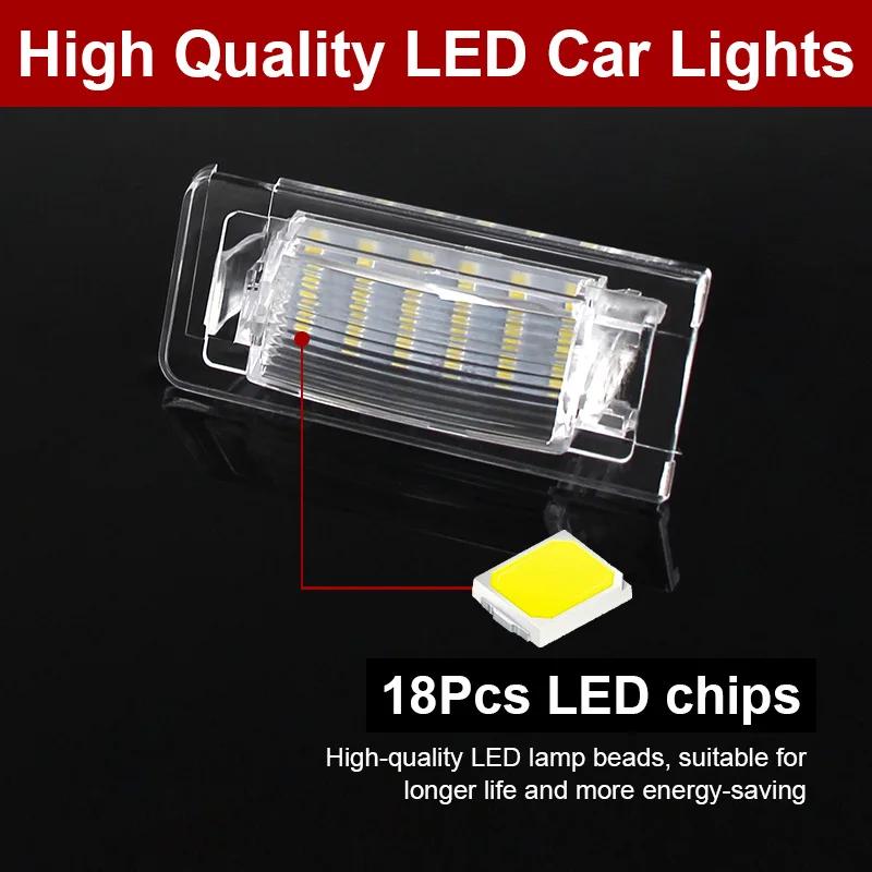 Lampe de plaque de planificateur de numéro LED Canbus, remplacement de la lampe OEM, 8N0943021A, 8N0