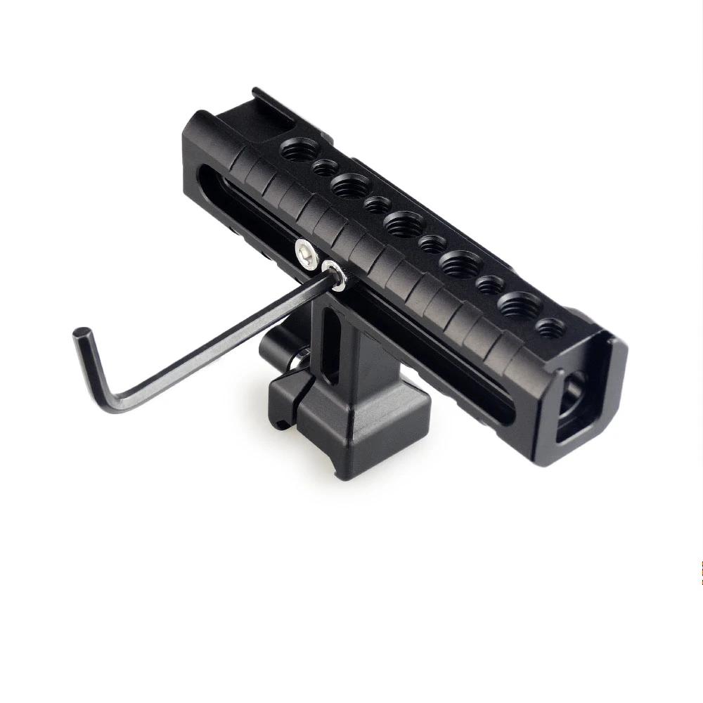 Poignée supérieure NATO MAGICRIG avec support griffe porte-accessoires, trous de positionnement ARRI